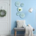 5 Pcs Natural Mother of Pearl Wall Decor
