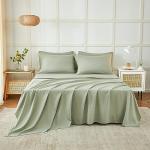 ILAVANDE Queen Sheet Set, 6 Piece Microfiber