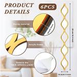 Yulejo 6 Pcs Teardrop Mirror Wall Decor