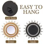 Namalu 6-Piece Sunburst Wall Mirror Set