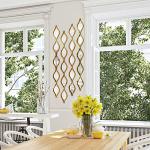 Yulejo 6 Pcs Teardrop Mirror Wall Decor