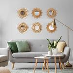 Namalu 6-Piece Sunburst Wall Mirror Set