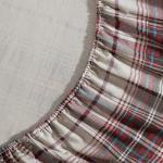 Eddie Bauer Red Plaid Flannel Sheet Set, Full