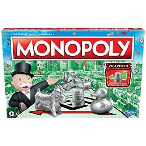 Monopoly Board Game for 2-6 Players, Token Vote Edition
