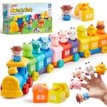 Montessori Counting Farm Train Toy for Toddlers