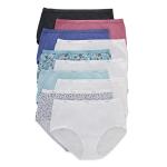 Hanes Women's 10-Pack Cotton Briefs Underwear