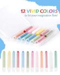 Dustless Colored Chalk for Kids - 12 Pcs