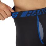 Hanes Men's Boxer Briefs - Black, XX-Large