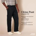 Men's Classic-Fit Wrinkle-Resistant Chino Pant, Khaki