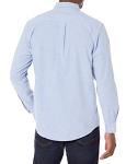 Men's Casual Long Sleeve Oxford Shirt, Blue