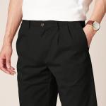 Men's Classic-Fit Wrinkle-Resistant Chino Pants, Black