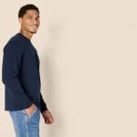 Men's Heavyweight Relaxed Long Sleeve T-Shirt - Navy