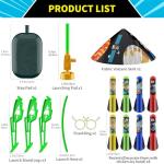 Otoseth Kids Rocket Launcher with 8 Foam Rockets