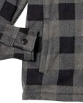 Men's Long-Sleeve Polar Fleece Shirt Jacket - Plaid