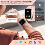 Smart Watch with Call, Heart Rate, and Activity Tracker