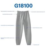 Men's Gildan Fleece Sweatpants with Pockets, Black