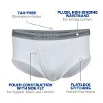 Gildan Men's White Briefs 6-Pack, X-Large