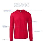 Gildan Men's Heavy Cotton Long Sleeve T-Shirt 2-Pack