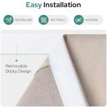 Linen Blackout French Door Curtains - 26 x 40 Inch