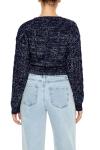 Forever 21 Women's Rhinestone Glitter Knit Sweater