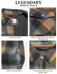 Men's Thermal Lined Plaid Flannel Shirt Jacket