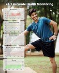 Smart Fitness Tracker Band with Heart Rate Monitor