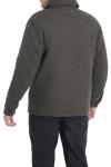 Men's Wool Blend Quilted Jacket, Sherpa Lined, 2XL