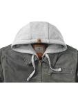 Legendary Whitetails Men's Hooded Waxed Coat, Tarmac