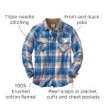 Legendary Whitetails Men's Flannel Shirt, Liberty Plaid