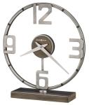 Howard Miller Vintage Metal and Wood Mantel Clock