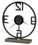 Howard Miller Vintage Metal and Wood Mantel Clock