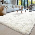 Soft Shaggy Area Rug 8x10 for Living Room