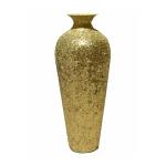 DecorShore 20” Mosaic Floor Vase - Metallic Accent