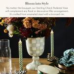 MACKENZIE-CHILDS Gray-and-White Check Vase