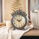 Vintage Battery-Operated Farmhouse Table Clock