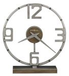 Howard Miller Vintage Metal and Wood Mantel Clock