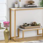 DecorShore 20” Mosaic Floor Vase - Metallic Accent