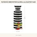 Gloria Alligator Decorative Ceramic Vase by MacKenzie-Childs