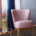 DecorShore 20” Mosaic Floor Vase - Metallic Accent