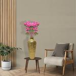 DecorShore 20” Mosaic Floor Vase - Metallic Accent