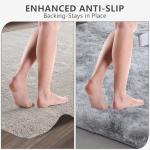 Ultra Soft 5X8 Shag Area Rug - Tie-Dye Grey