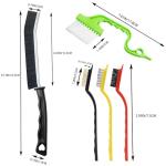 9-Piece Hard Bristle Cleaning Brush Set