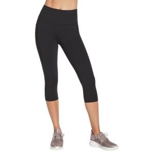 Skechers Go Walk High Waisted Capri Leggings - Black