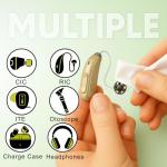 100 Count Hearing Aid Cleaning Wipes, Individually Packaged