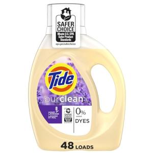 Tide Purclean Liquid Laundry Detergent, 63 oz