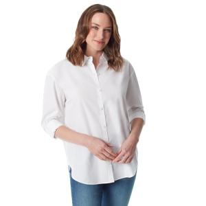 Gloria Vanderbilt Women's Vintage White Button Down Shirt