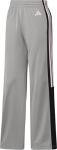 adidas Women's Grey/Black 3-Stripes Track Pants
