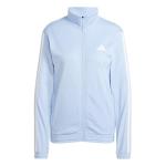 adidas Women's Blue 3-Stripes Track Top, Large