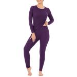Fruit of the Loom Women's Thermal Set, Violet, Plus Size