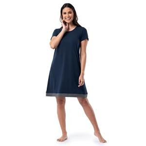 Fruit of the Loom Women's Soft Sleep Shirt, Midnight Blue
